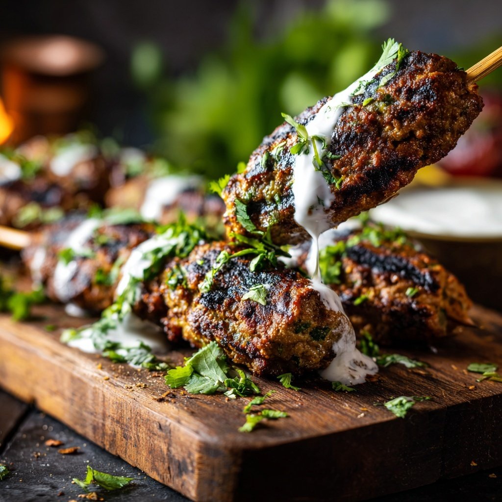 Würzige Lamm-Kofta-Spieße