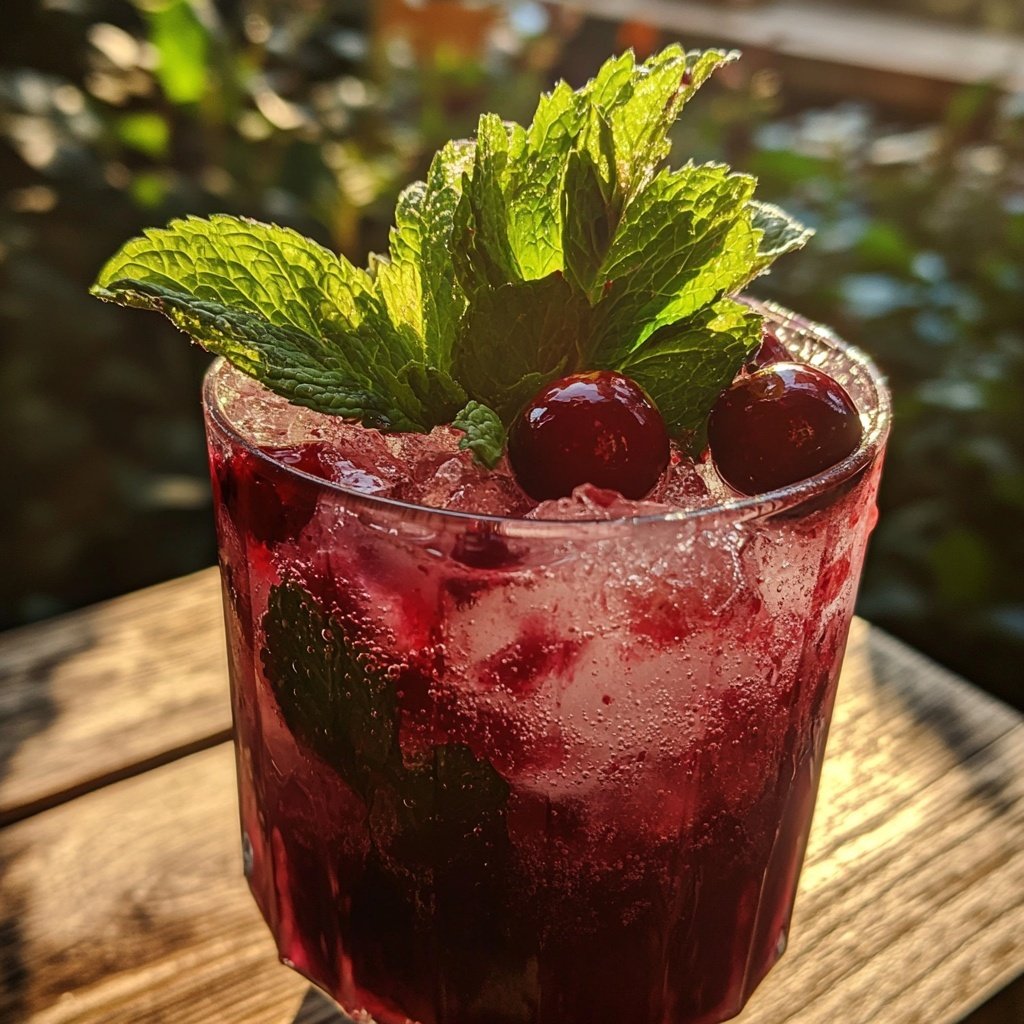 Gewürzter Cranberry-Mocktail