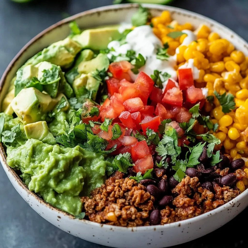 Proteinreiche Low-Carb-Burrito-Bowl
