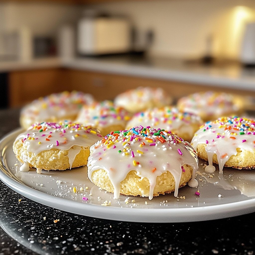 Butterplätzchen mit Zuckerguss
