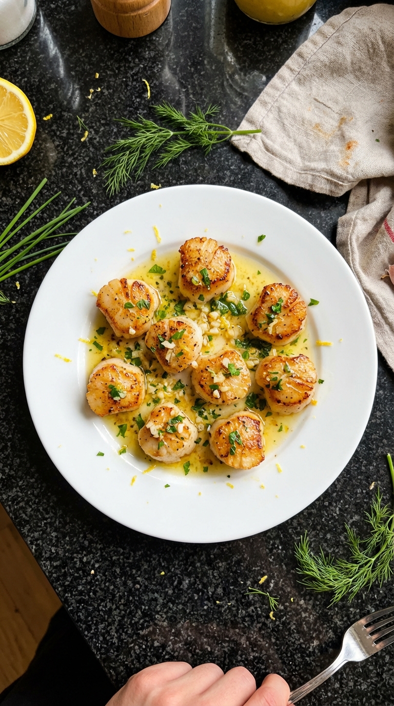 Köstliche Pfannen Jakobsmuscheln​