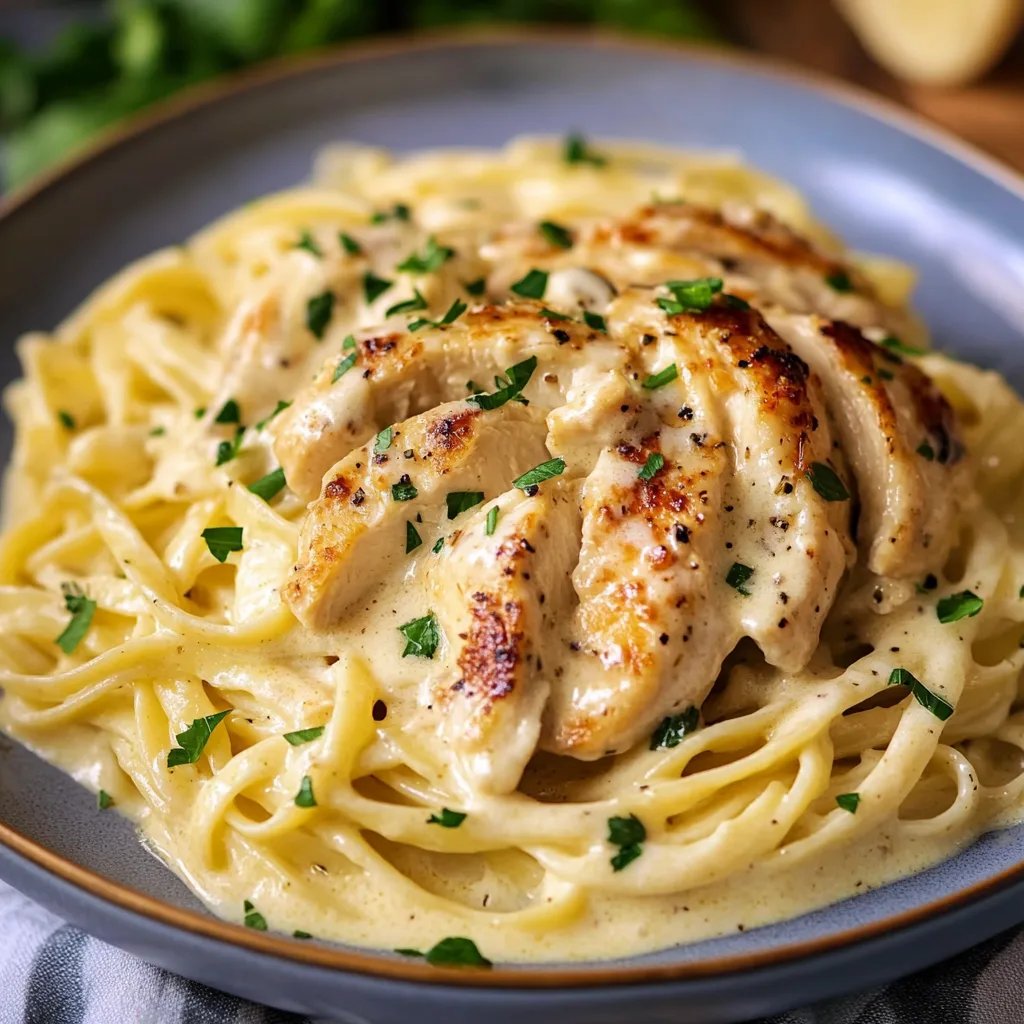 Pasta Chicken Alfredo