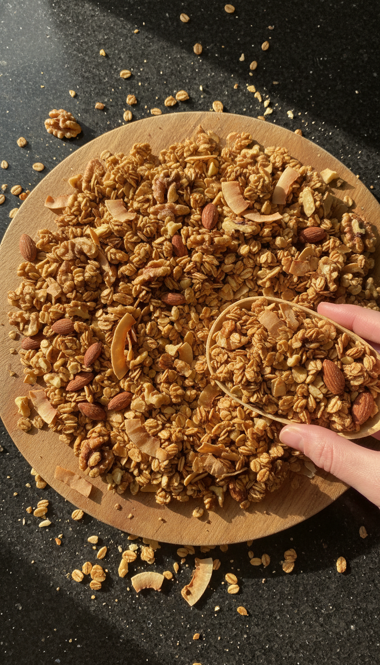 Keto Granola mit Nüssen