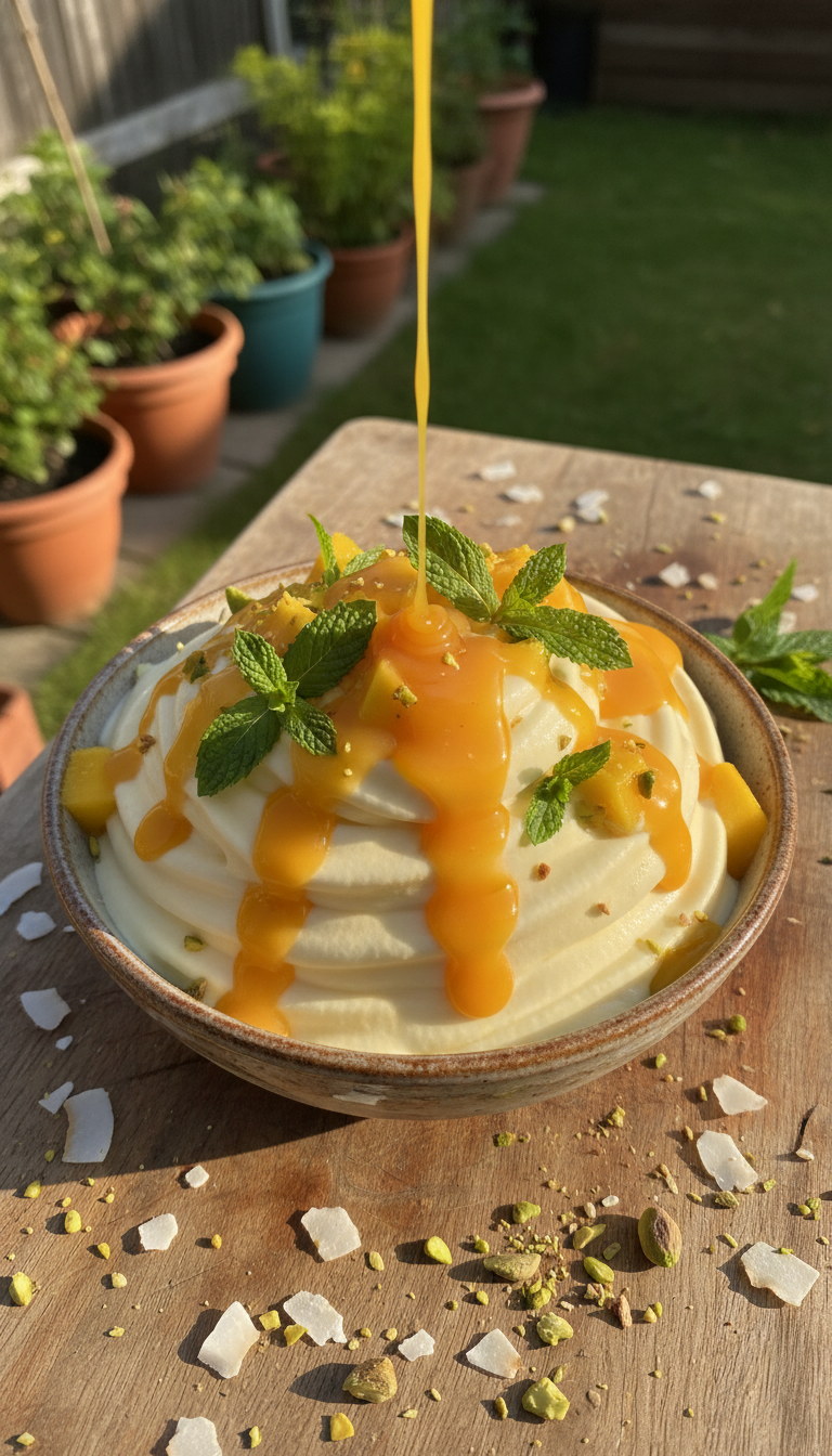 Minzige Mango Frozen Joghurt​