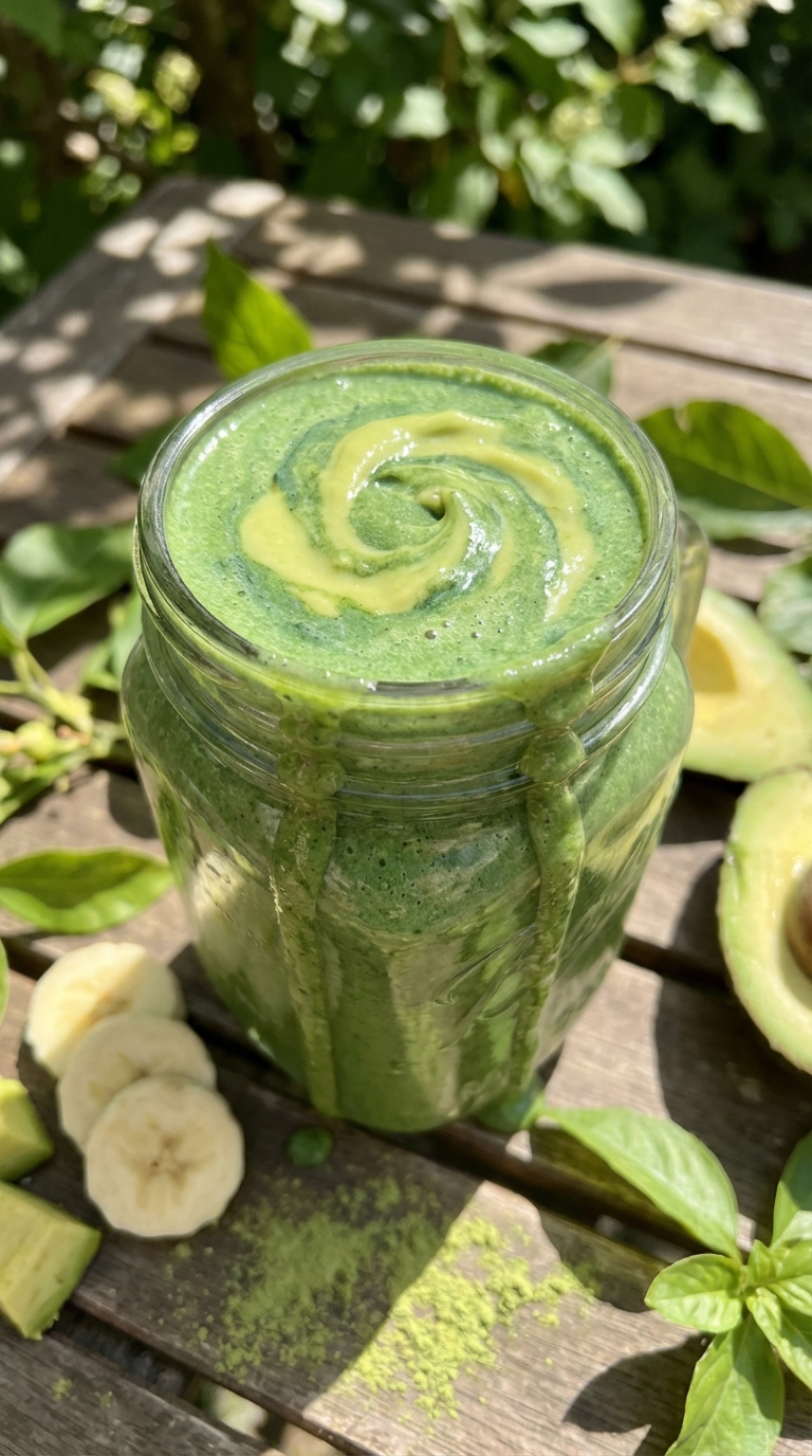 Fruchtiger Avocado Fitness Smoothie