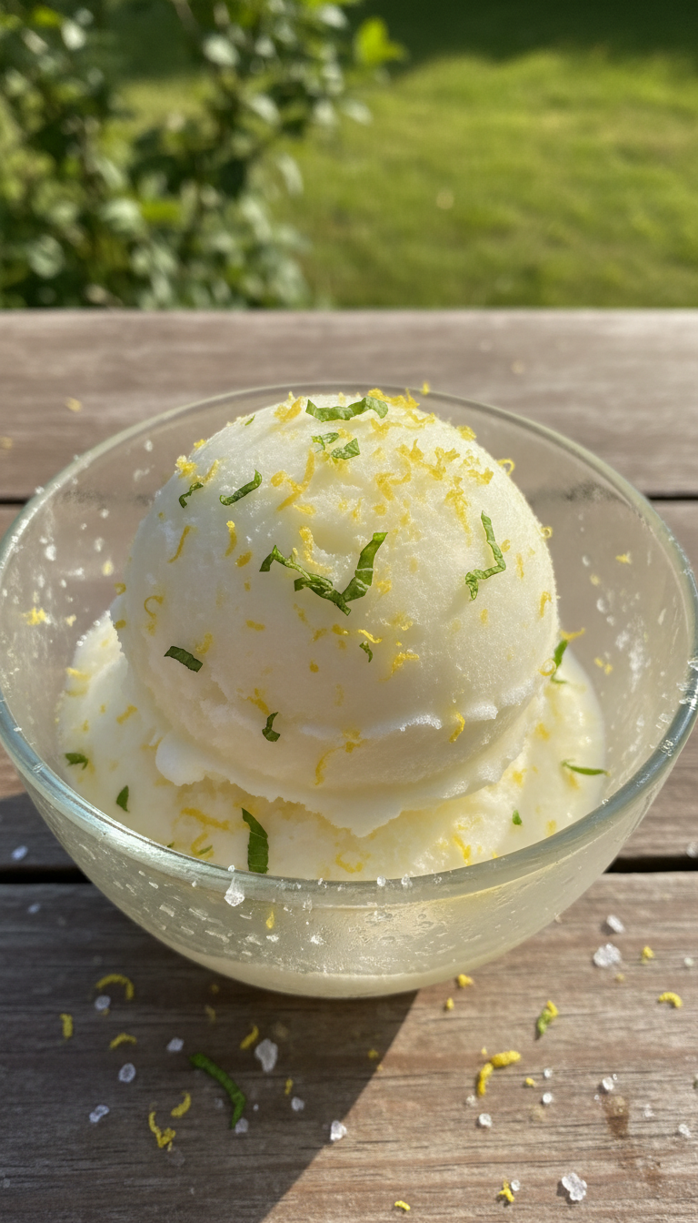 Limoncello Minz Sorbet