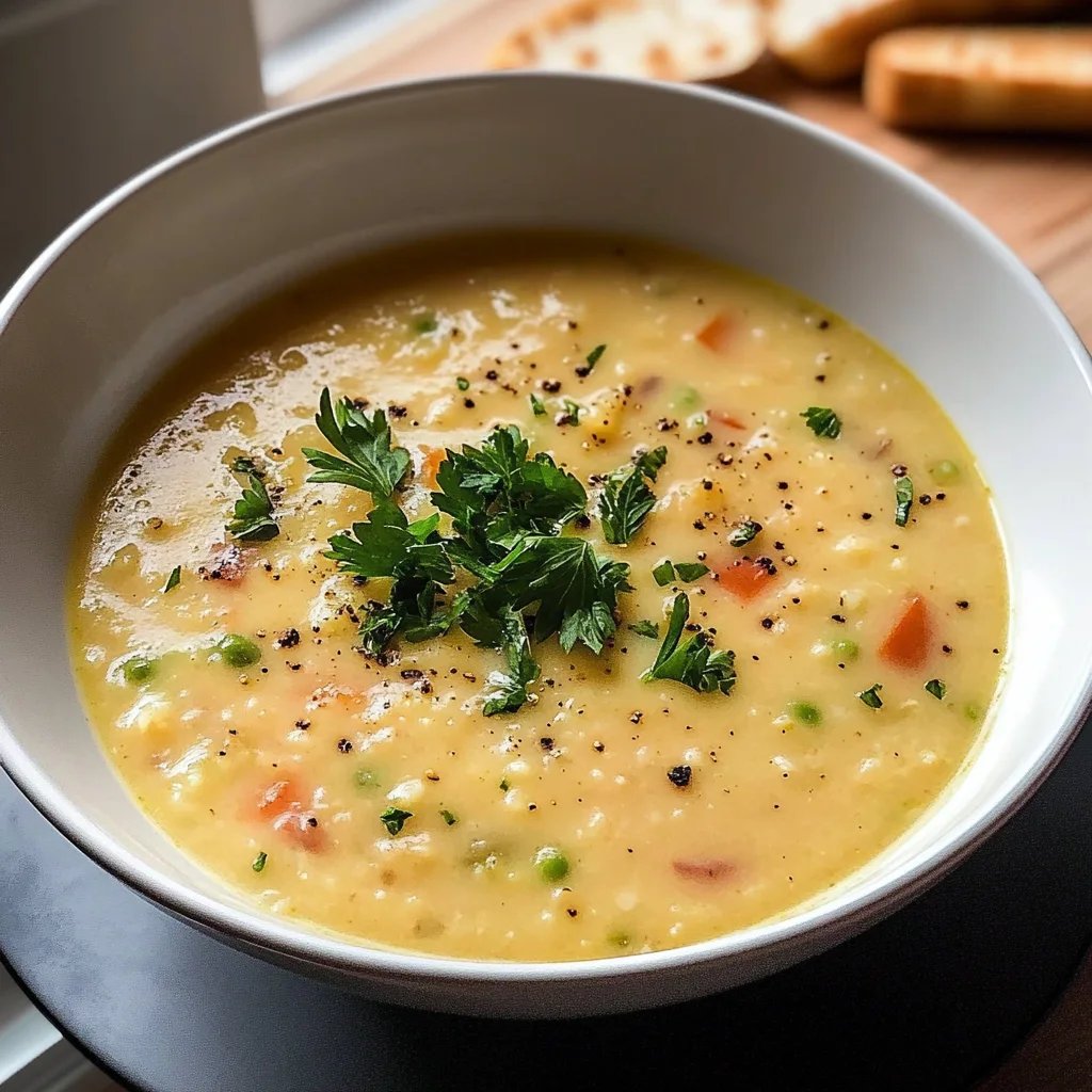 Einfache Kartoffelsuppe