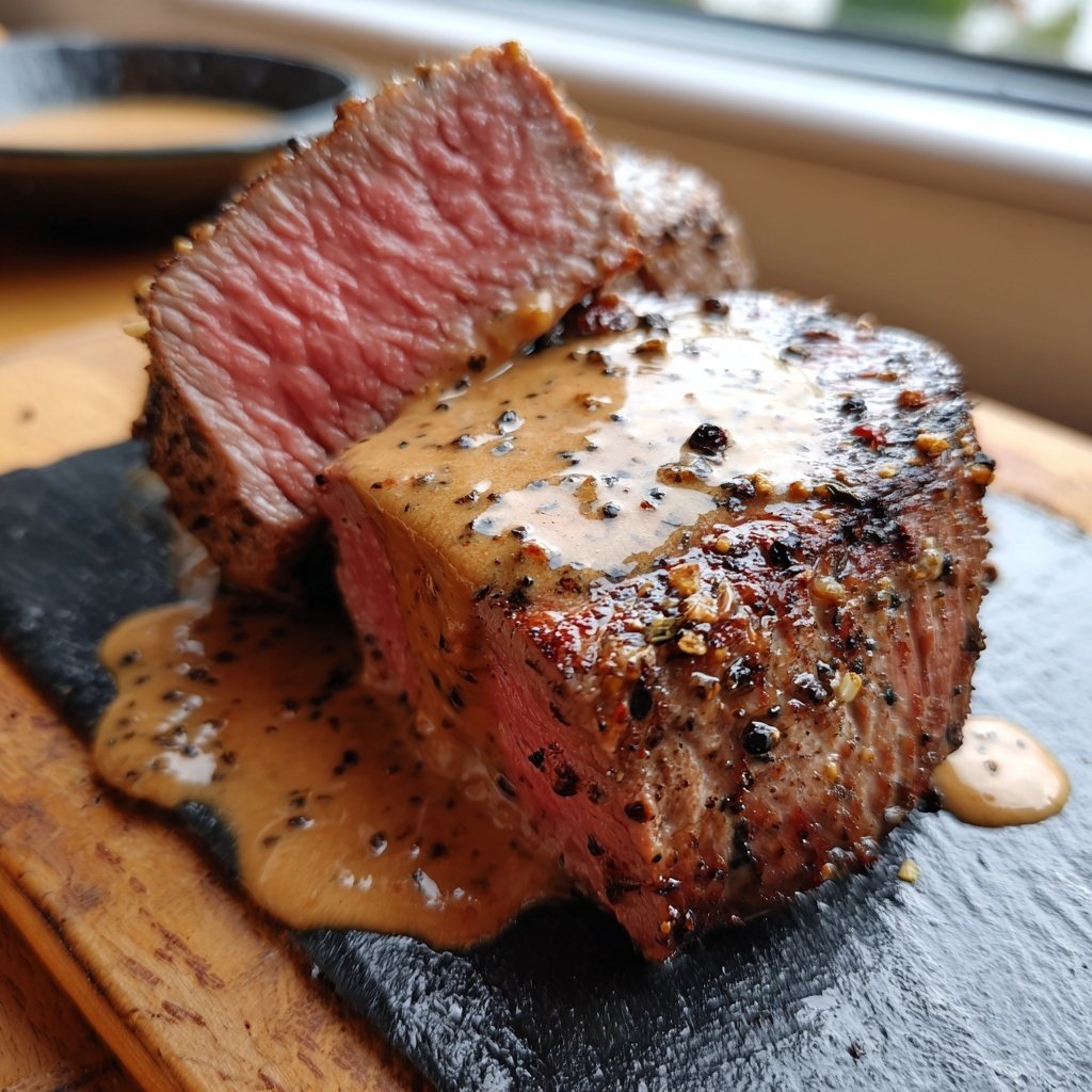 Zartes Rinderfilet mit Pfefferkörner