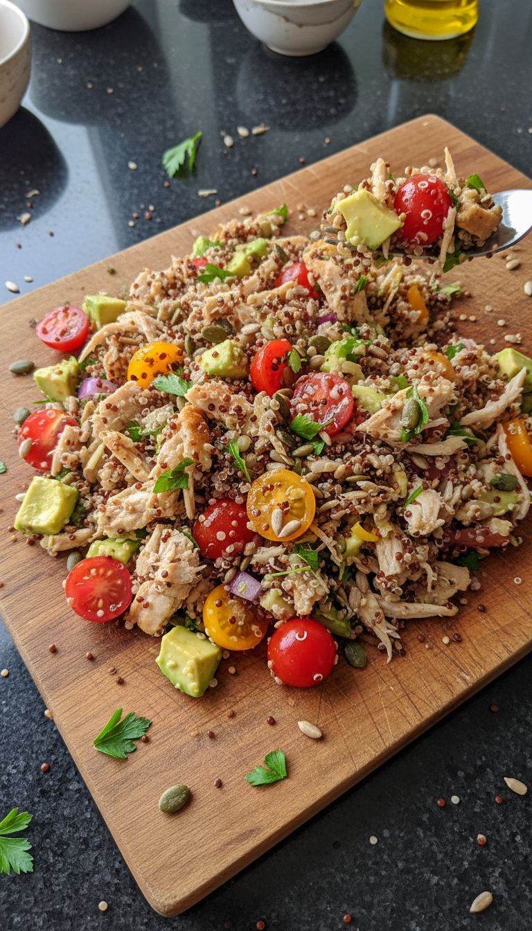 Warmer Hähnchen Quinoa Salat​