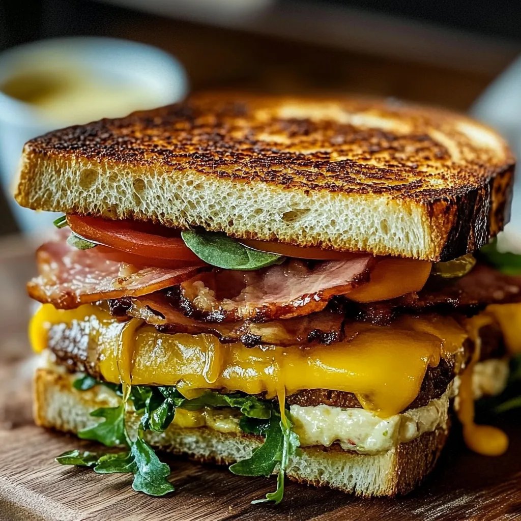 Bauernfrühstücks-Sandwich