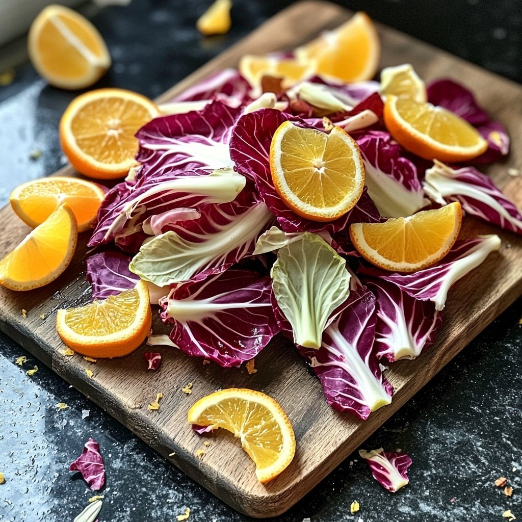 Radicchio mit Zitrusfrüchten