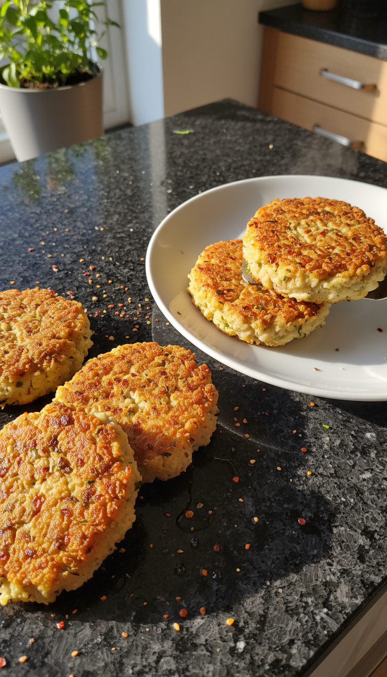 Blumenkohl Hack Bratlinge
