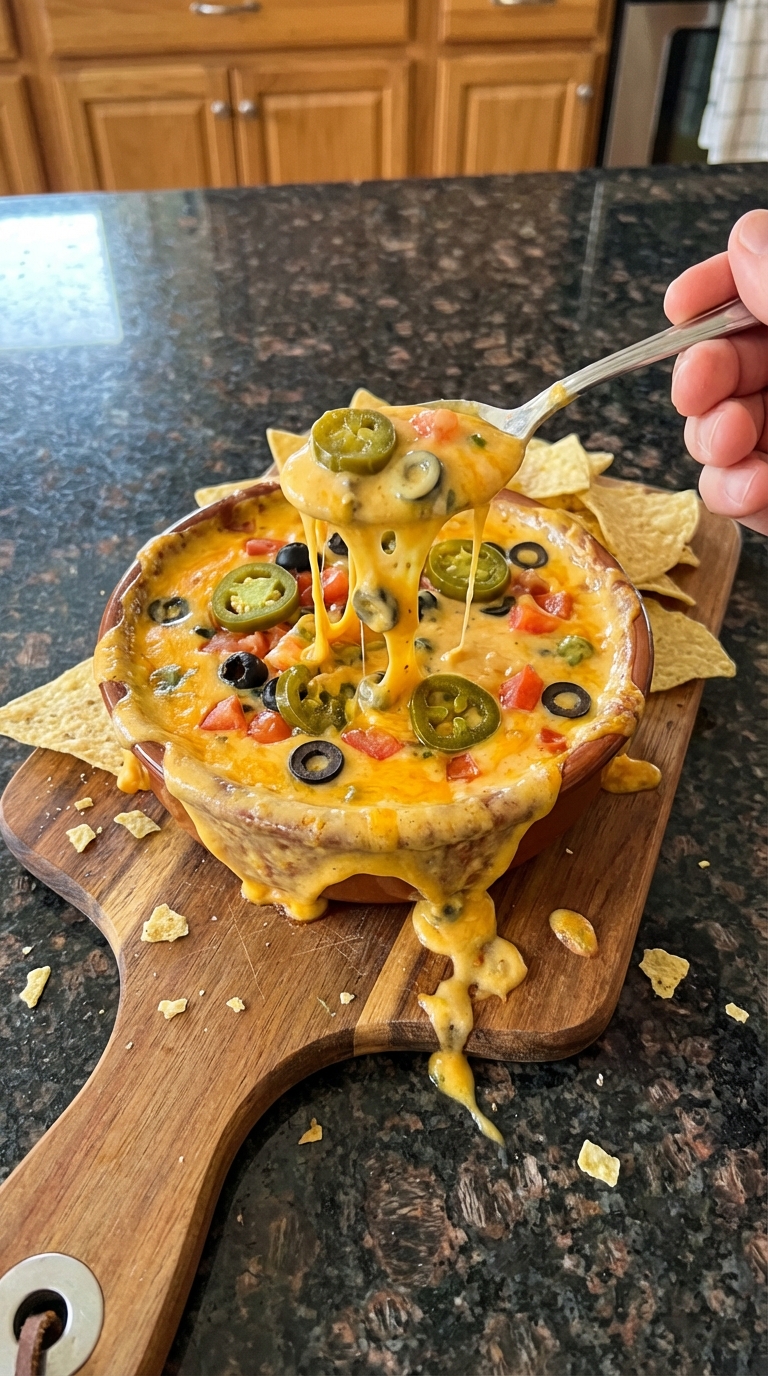 Voll Beladener Nacho Käse Dip​