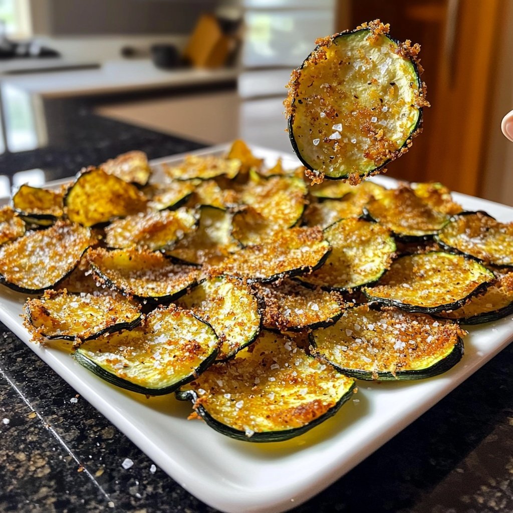 Luftfritteuse Zucchini Chips