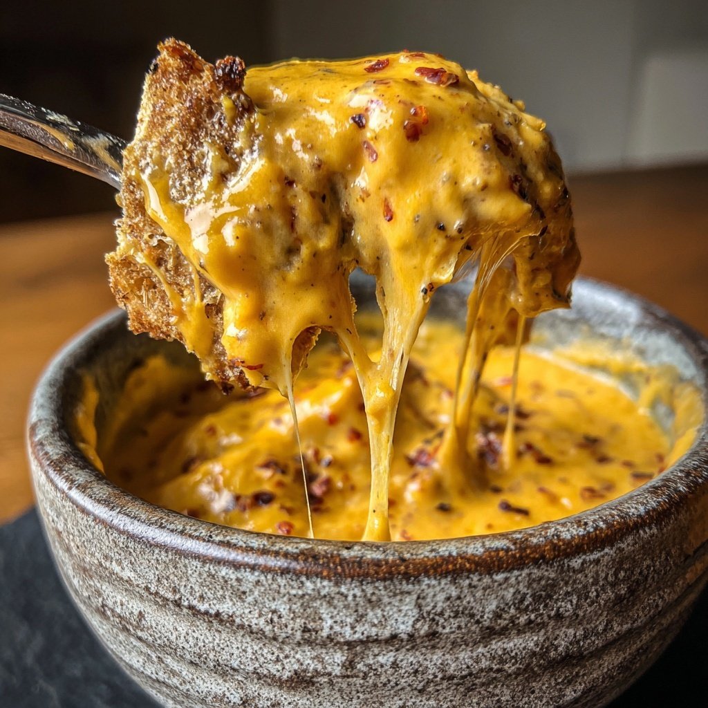 Mesquite Chili Cheddar Fondue