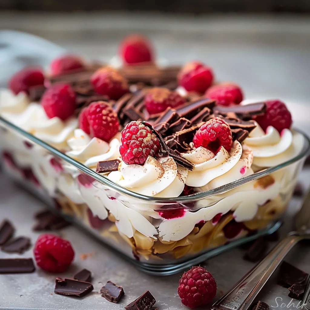 Windbeutel Dessert mit Quark