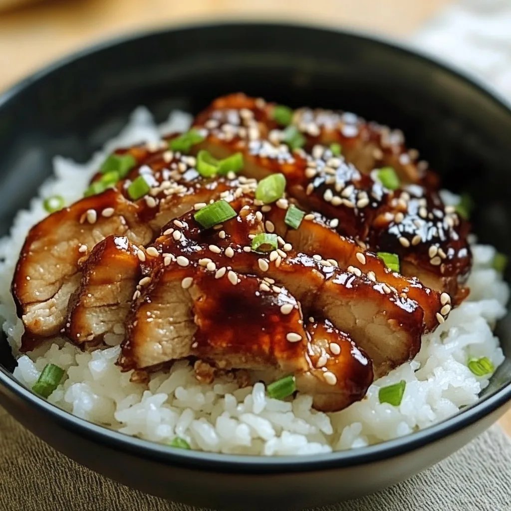Hähnchengeschnetzeltes Teriyaki